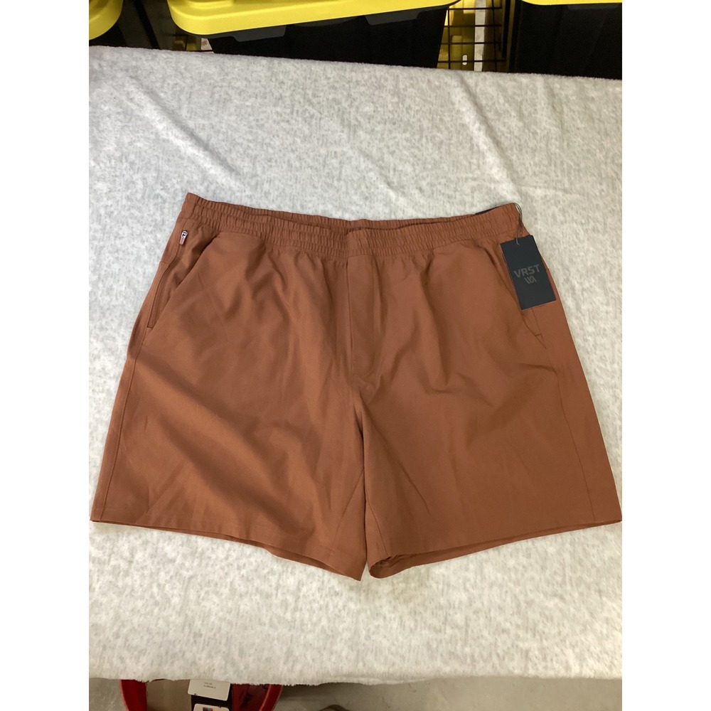 VRST Mens All-In Unlined Short Rust Brown XXL 7 Inch Inseam New MAX2414067U